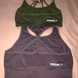 Gymshark sports bra and vest